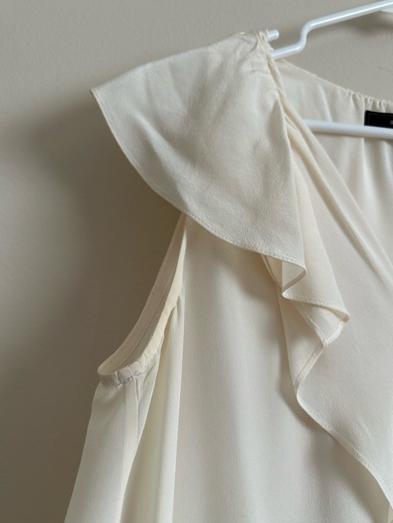 BCBG Silk Ruffle Top - Picture 6 of 6